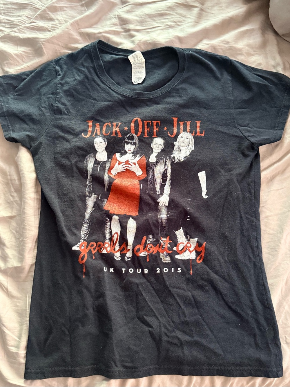 Official Jack Off Jill UK Tour Shirt sz M